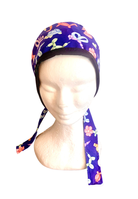 Balloon Animals Reversible Scrub Cap
